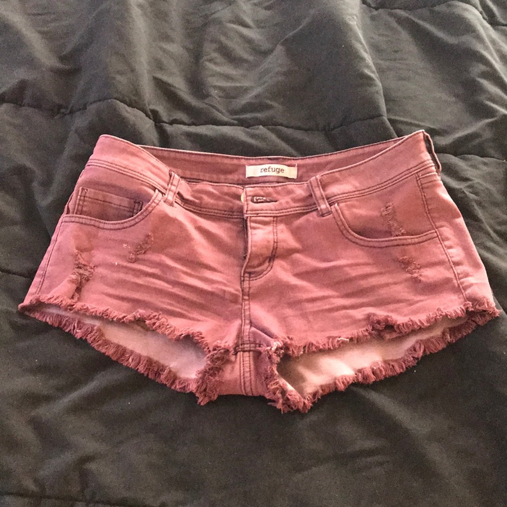 Burgundy Shorts